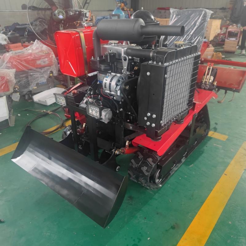 Farming And Agriculture Jobs - Durable Multifunctional Ride-on Crawler Tiller For