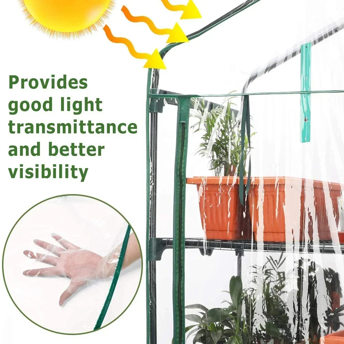 PVC Plastic Mini Greenhouse Ti - đánh giá và giá Greenhouse Plastic Film