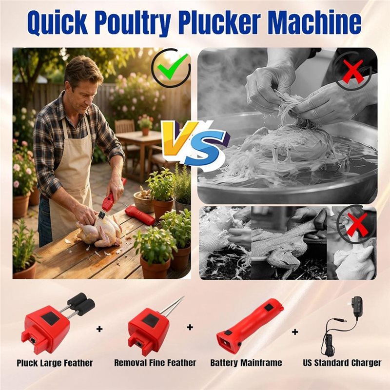 ABKO-Cordless Rechargeable Ele - đánh giá và giá Chicken Plucker Machine