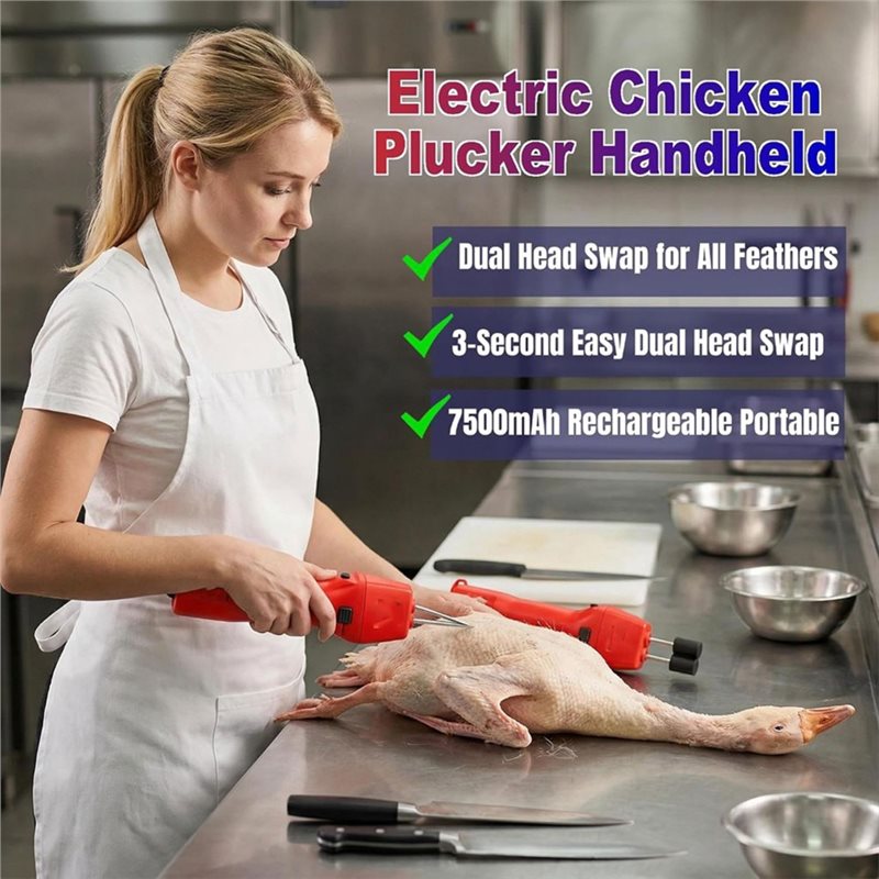 ABKO-Cordless Rechargeable Ele - đánh giá và giá Chicken Plucker Machine